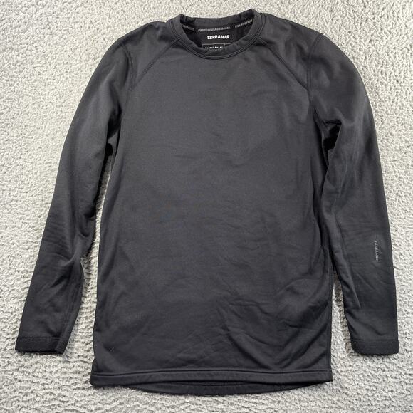 Terramar Shirt Womens Small Black Long Sleeve Climasense 4.0 Baselayer Top - Picture 1 of 7